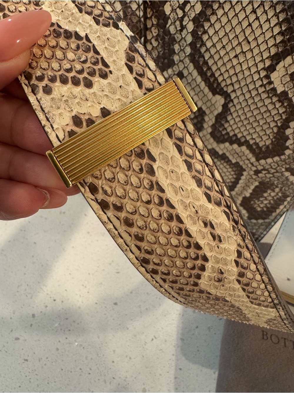 Bottega Veneta Python Marie bag - Picture 4 of 14